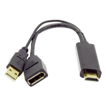 HDMI DisplayPort DP dişi adaptör 4 K HD Ekran HDMI DP Dönüşüm Kablosu