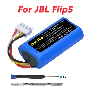 DuraPro 5600mAh şarj edilebilir pil Paketi için JBL Hoparlör Flip 5, Flip 5 bluetooth hoparlör 1INR19 / 66-2ID1060-B ücretsiz Tornavida