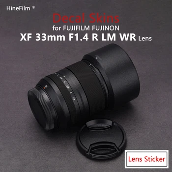 Fuji XF33 F1.4 / 33-1.4 Lens Premium çıkartma kaplama Vinil Wrap Film FUJİFİLM XF33mm F1. 4 R LM WR Lens Koruyucu Kapak Sticker