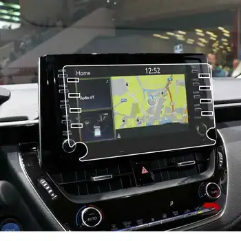 Toyota corolla için / C-HR 2019-2022 8 inç Merkezi Kontrol Ekran Temperli Cam Ekran koruyucu film Çıkartmalar