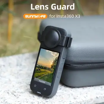 Lens Kapağı Ekran Koruyucu Vücut Anti-scratch Koruyucu Kılıf Kapak İçin Uyumlu Insta360 X3 Panoramik Kamera