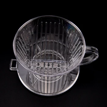 1-2 Porsiyon El Demlenmiş Kahve filtreli fincan yeniden kullanılabilir kahve filtresi kağıt Tutucu Damla filtreli fincan 