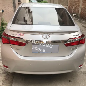 Toyota Corolla 2014-2018 Yıl Spoiler ABS Plastik Karbon Fiber Bak Arka Bagaj Kanat araç gövde Kiti Aksesuarları