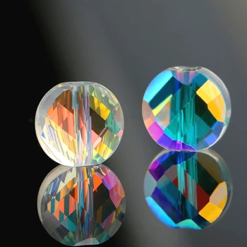 Süper parlak 6mm faceted Bozuk boncuk Avusturya kristal boncuklar cam Takı boncuk Bilezik ve küpe aksesuarları 100 adet