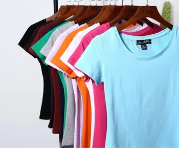 New2022 Varış Kadın Yaz Katı V Boyun Uzun Kollu T-Shirt Kısa