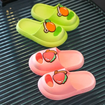Çocuk Terlik Bebek Kız Ev Ayakkabıları Yaz Açık Sevimli Terlik Çocuk Slaytlar Plaj Pantunflas Para Shoes Enfant Fille