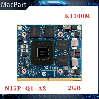 Quadro K1100M N15P-Q1-A2 GDDR5 2GB video grafik Kartı İle Braketi iMac A1311 2010 2011 A1312 2009 2010 2011 yıl