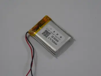 Polimer pil üreticileri doğrudan pazarlama 653040 3.7 V GPS hattı 750mah konumlandırma aracı lityum pil