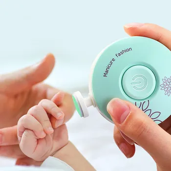 Yeni Bebek Elektrikli tırnak makası Enfant Tırnak Parlatıcı Araçları Bebek Bakım Seti manikür seti Kolay Trim Tırnak Makası Yenidoğan İçin