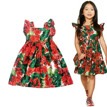 10 Yıl Çocuklar Prenses Elbiseler Genç Kız Giyim Bornoz Enfant Fille Çocuk Çiçek Genç Düğün Kızlar yaz elbisesi