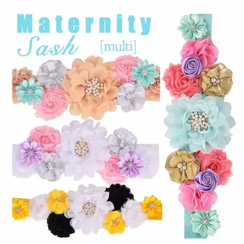 Yeni Fantezi Annelik Kanat Çiçek Kanat Gebelik hamile bel destek bandı Fotoğraf Sahne Hediye Bebek Duş Parti Çiçek Kız Kemer 4 Renkler