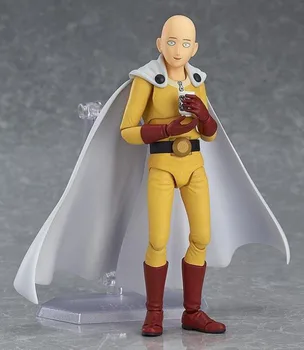 Anime Tek Yumruk Adam Saitama Figma 310 PVC Action Figure Koleksiyon Model Oyuncaklar doğum günü hediyesi 14 cm