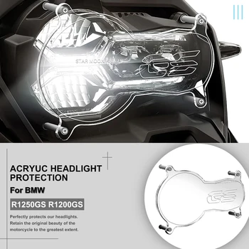 Motosiklet Akrilik Far Koruyucu aydınlatma koruması Koruyucu Güvenlik BMW R1200GS R1250GS R 1250 GS LC Macera 2013 - 2023