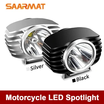 2 ADET LED araç dış Far 15 W 3000LM beyaz yüksek / düşük motosiklet DRL Far Spot sürücü sis Spot ışık DC12V/24 V/72 V