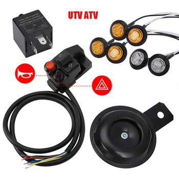 ATV UTV SXS Dönüş Sinyali Sokak Yasal led ışık Kiti Boynuz Polaris Can Am Honda