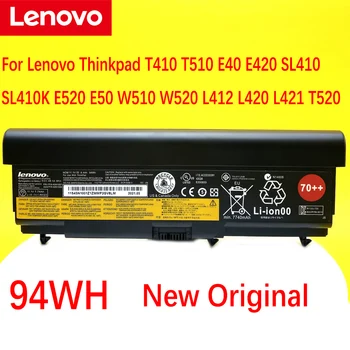 Yeni Orijinal Lenovo Thinkpad T420 SL410 SL410K T410 T510 E520 E50 W510 W520 L412 L420 L421 T520 51J0499 Laptop Batarya 94WH