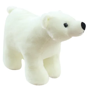 Kawaii kutup ayısı peluş oyuncak Yumuşak Beyaz Ayı Hayvanlar Dolması Bebek Oyuncak Çocuklar ve Kızlar İçin Kawaii Ayı Yastık doğum Günü noel hediyesi