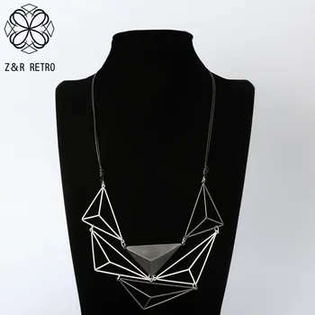 Vintage Geometrik Bildirimi Uzun Zincirler Boyun noel hediyesi Collares Kolye Kadınlar için 2022 kore modası takı