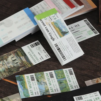 30 adet / paket Yaratıcı Bilet Malzemeleri Kağıt Dekor Önemsiz Günlüğü Kolaj Scrapbooking Günlüğü Etiket Önemsiz Günlüğü Planlayıcısı