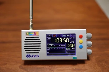 1.2 FW TEF6686 Tam Bant FM / MW / Kısa Dalga HF / LW Radyo Alıcısı + 3.2 inç LCD + 5000 MAH Pil + Metal Kasa + Hoparlör + Anten