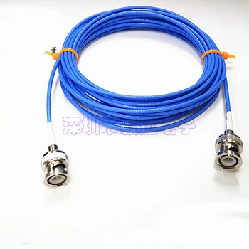 5 Adet / grup BNC - J BNC Erkek Fiş Adaptörü Konnektör RF Koaksiyel Uzatma Pigtail Kablo Mavi RG316 50ohm Düşük Gürültü Video / CCTV