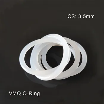 10 adet Silikon Kauçuk O-ring Conta CS 3.5 mm OD 12/14/16~27mm Su Geçirmez Ve Anti-Aging conta pulu