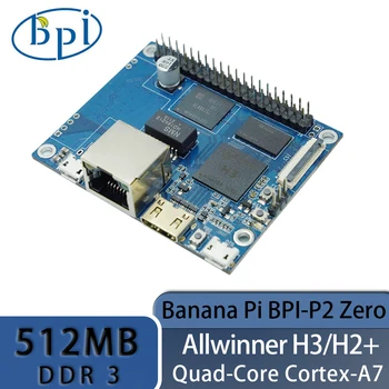 Muz Pi BPI-P2 Sıfır Allwinner H3 Dört çekirdekli Cortex-A7 512M DDR3 8G eMMC Desteği PoE Çalışma OS Android Linux Tek kart bilgisayar