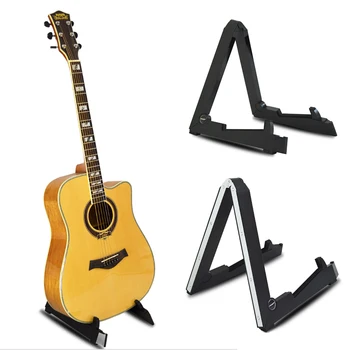 Flanger Katlanabilir Akıllı Gitar Standı Alaşım / ABS Tutucu ukulele Bas Akustik Elektro Gitar Standı Tutucu Zemin Evrensel