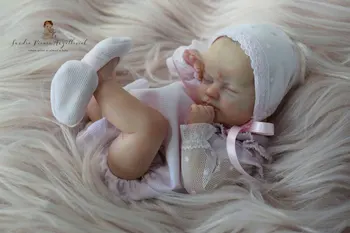 Giysi seti-Mini Yeniden Doğmuş Kiti 9 İnç Yeniden Doğmuş Bebek Vinil Bebek Kiti-Bebek aksesuarları