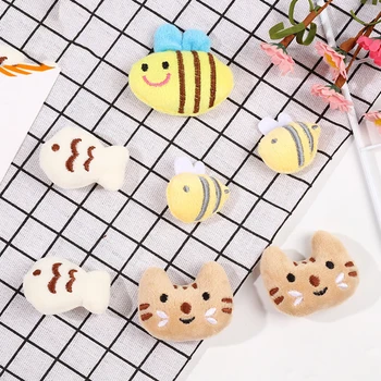 10 adet/grup DIY El Yapımı Sevimli karikatür küçük arı bebek Aplikler Giysi Dikiş Malzemeleri DIY saç tokası Dekorasyon