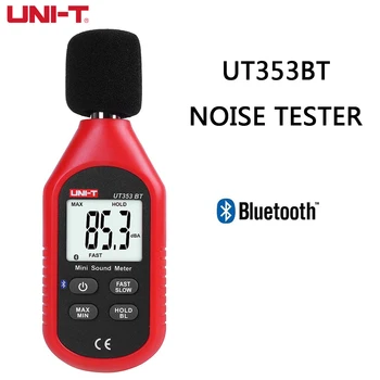 UNI - T UT353BT Mini Bluetooth Dijital Gürültü Ölçer 30-130dba DB İzleme Ses Seviyesi Ölçer Arkadan Aydınlatmalı lcd ekran