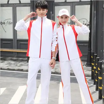 Boyutu 105 KG Sonbahar Severler Eğlence spor elbise Çin Milli Takım Sergi Giyim Grubu Performans Giyim Koçluk Üniforma