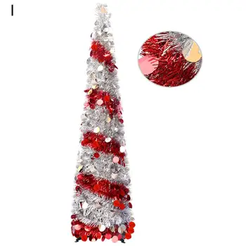 Noel Ağacı Katlama Sahte Noel Ağacı Noel Partisi Cicili Bicili Kalem Ağacı Yıldız 