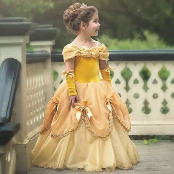 Prenses Kostüm Küçük Kızlar Cosplay Elbise çocuk Disfraz Robe Çocuklar Cadılar Bayramı Giysileri