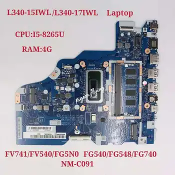 NM-C091 Lenovo ıdeapad L340-15IWL L340-17IWL Laptop Anakart UAM CPU: I5-8265U RAM: 4G FRU:5B20S41692Test Tamam