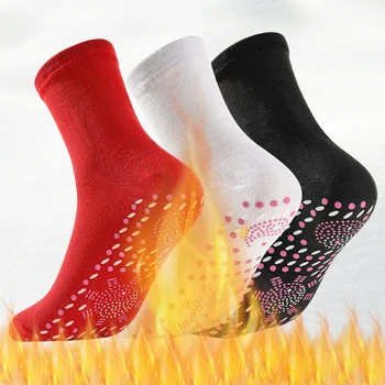 Isıtmalı Çorap Kendinden ısıtma Çorap Erkekler Kadınlar için Masaj Donma Önleyici Balıkçılık Kamp Yürüyüş Kayak ayak ısıtıcı