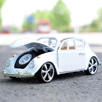 Klasik arabalar 1: 18 alaşım araba beetle alaşım araba modeli alaşım araba çocuk oyuncakları ev mobilya/