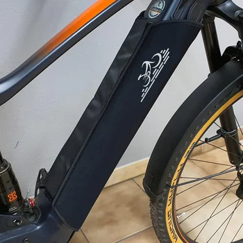 E - Bike Pil Kutusu Toz Geçirmez Elektrikli bisiklet şasisi Koruyucu Kapak Yansıtıcı Bisiklet Pil Çantası Elektrikli Bisiklet Aksesuarları