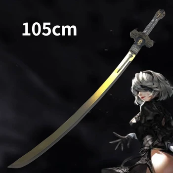 Cosplay 1: 1 Anime NieR Kılıç Otomata YoRHa silah PU Kılıç modeli oyuncak Sahne Performansı oynarken Sahne Kostüm partisi 105 cm