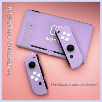 Yedek anahtar Konsolu Arka Plaka Mor Kapak Kılıf Nintendo Anahtarı NS Oyun Konsolu Joy Con Konut Shell Kılıf Onarım