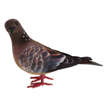 Yapay simülasyon köpük kuş, gerçekçi tüylü süsler DIY Craft düğün için