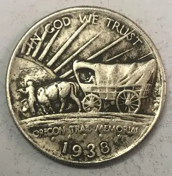 1938 Amerika Birleşik Devletleri ½ Dolar Oregon Trail Anıtı