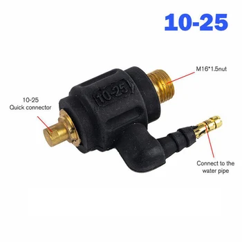 Kaynak Gazı Adaptörü Siyah Konnektör DKJ10-25 / DKJ35 - 50 Yüksek Kaliteli Bağlantı