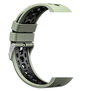 SENBONO MT3 saat kayışı 20mm Evrensel Yumuşak Silikon Kordonlu Saat Su Geçirmez Garmin Xiaomi Huami Amazfit akıllı saat