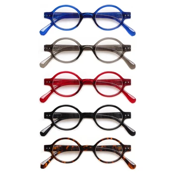 Henotin okuma gözlüğü Erkekler ve Kadınlar Retro Yuvarlak Çerçeve Presbiyopi Optik Gözlük HD Reçete Büyüteç Gözlük