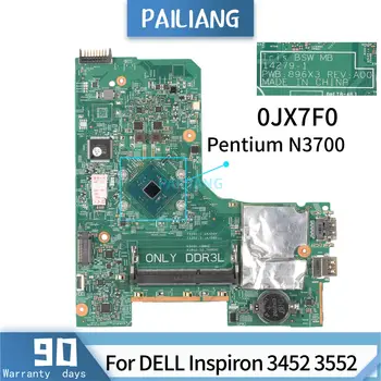 PAILIANG Laptop anakart DELL Inspiron 3452 3552 İçin CN-0V0D1T 0V0D1T 14279-1 Anakart Çekirdek SR2KL Pentium N3710 TEST DDR4
