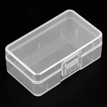 Soshine Taşınabilir Sert Plastik Kasa Tutucu saklama kutusu Dayanıklı Şeffaf Pil saklama kutusu için Fit 1 Adet 9V Pil