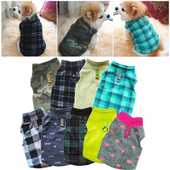 Moda Köpek Giysileri Yumuşak Polar Kazak Köpek Giysileri Sıcak Köpek Kıyafeti Pet Ceket Kaban Giyim Küçük Köpekler Chihuahua
