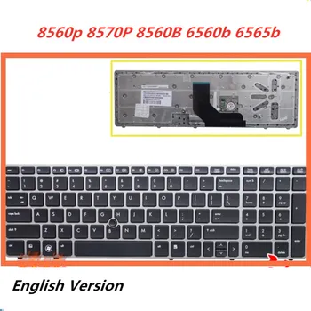 Dizüstü İngilizce Klavye Hp EliteBook 8560 p 8570 P 8560B 6560b Dizüstü Yedek düzeni Klavye