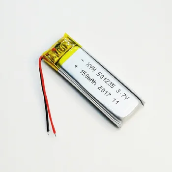 3.7 V 501235 şarj edilebilir lityum iyon polimer pil 150mAh LİPO li-ion Piller MP3 MP4 çalar bluetooth cihazı